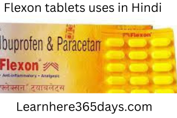 Flexon tablet uses in Hindi