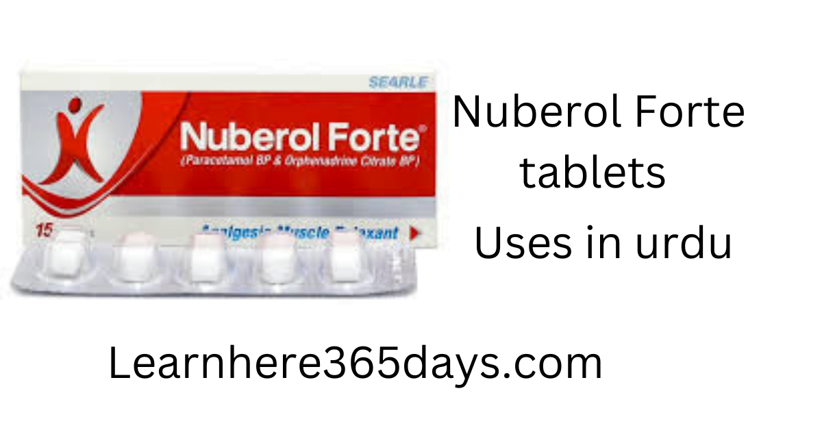 Nuberol Forte uses in Urdu